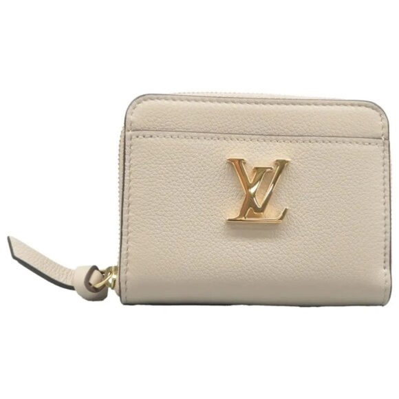 100% Authentic Louis Vuitton Beige Leather Wallet